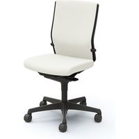 C435ZR FFW3 |オカムラ エスクードチェアハイバック肘なし ホワイト（直送品）