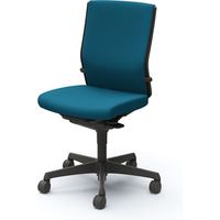 C435ZR FFW5 |オカムラ エスクードチェアハイバック肘なし ターコイズブルー（直送品）