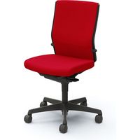 C435ZR FFW8 |オカムラ エスクードチェアハイバック肘なし レッド（直送品）