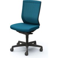 C437JR FHB5 |オカムラ エスクードメッシュチェア肘なし ターコイズブルー（直送品）