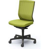 C437JR FHB6 |オカムラ エスクードメッシュチェア肘なし イエローグリーン（直送品）