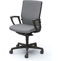 C445ZR FFW9 |オカムラ エスクードチェアハイバックリング肘付 グレー（直送品）