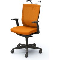 C498ZR FHB7 |オカムラ エスクードメッシュチェアハイ可動肘付 アプリコット（直送品）