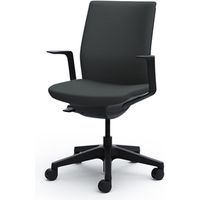 C545BR FBA1 |オカムラ オムネス背クッション固定肘ハンガー無 ブラック（直送品）