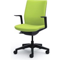 C545BR FBA6 |オカムラ オムネス背クッション固定肘ハンガー無 ライムグリーン（直送品）