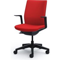 C545BR FBA9 |オカムラ オムネス背クッション固定肘ハンガー無 レッド（直送品）