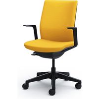 C545BR FGE1 |オカムラ オムネス背クッション固定肘ハンガー無 マンゴーイエロー（直送品）