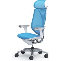 C886BY FSY4 |オカムラ サブリナSO 可動肘 EXハイバック アクアブルー（直送品）