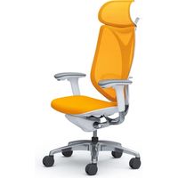C886BY FSZ8 |オカムラ サブリナSO 可動肘 EXハイバック オレンジ（直送品）