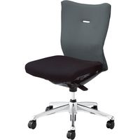 CJ33ZR FAR2 |オカムラ フィーゴチェア ミドルバック肘なし ダークグレー（直送品）