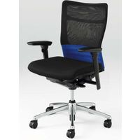 CJ91BR FDM4 |オカムラ フィーゴメッシュチェア 可動肘付 ブルー（直送品）