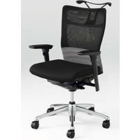 CJ92BR FDM2 |オカムラ フィーゴメッシュチェア 可動肘付 ダークグレー（直送品）