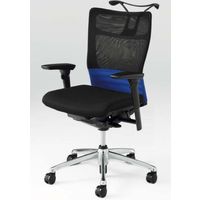 CJ92BR FDM4 |オカムラ フィーゴメッシュチェア 可動肘付 ブルー（直送品）