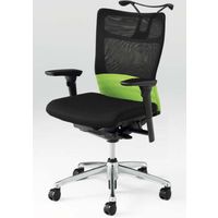 CJ92BR FDM6 |オカムラ フィーゴメッシュチェア 可動肘付 ライムグリーン（直送品）