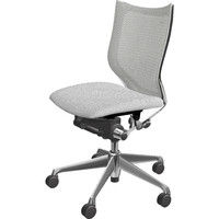 CP33BR FDF3 |オカムラ バロンチェア ローバック肘なし ライトグレー（直送品）