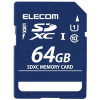 SDカード 64GB Class10 データ復旧 SDXCカード MF-FSD064GC10R 1個 エレコム - アスクル