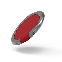 エレコム スマートフォン用ストラップ/フィンガーリング/薄型/レッド P-STRSLRD 1個（直送品）