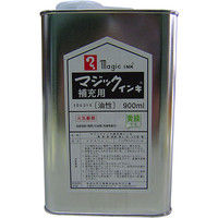 寺西化学工業 マジックインキ 補充インキ 900ml 黄緑 MHJ900-T9（直送品）