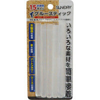 角利産業 グルースティック 透明 15本入 SGS-15C 1セット（直送品）