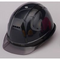 【作業用ヘルメット】 トーヨーセフティー ヘルメット ヴェンティー ひさし/スモーク 390F-OTSS