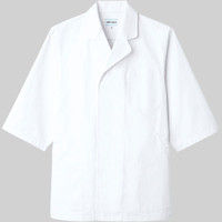 チトセ 白衣（七分袖）兼用 AS8017_C-1ホワイト