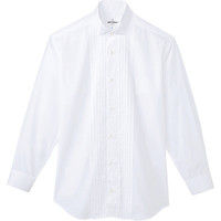 チトセ ピンタックウィングカラーシャツ KM4092_C-1ホワイト