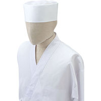 チトセ 和帽子(天メッシュ) LL NO7600_C-1ホワイト_LL 1枚