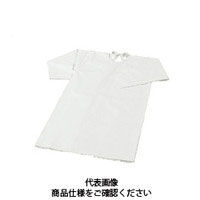 コクゴ 無塵服 袖付エプロン（帆布製） HG-1 M 104-66601 3着（わけあり品）