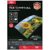 パウチフィルム 75ミクロン A4サイズ YV075A4Z 1箱（100枚入） アコ・ブランズ・ジャパン