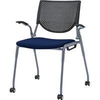 オカムラ プロスタック スタッキングタイプ ミディアムブルー 640幅×562奥行×800高さ×438座高（mm） 8139ZA FXN2（直送品）