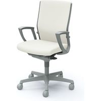 C445GR FFW3 |オカムラ エスクードチェアハイバックリング肘付 ホワイト（直送品）