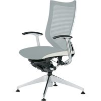 CP65WW FDH3 |オカムラ バロン4本脚オートリターン ハイバック ライトグレー（直送品）