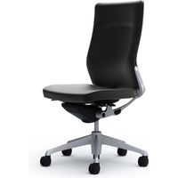 CQ37GZ P676 |オカムラ コーラル ハイ 背クッション 肘なし ブラック（直送品）