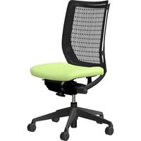 CW61ZA FEA6 |オカムラ ヴィスコンテチェア ハイバック肘なし ピスタチオグリーン  （直送品）