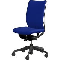 CW63ZA FEA4 |オカムラ ヴィスコンテチェア ハイバック肘なし ミディアムブルー  （直送品）
