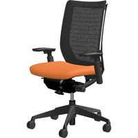CW82ZA FBA8 |オカムラ ヴィスコンテチェア ハイバック可動肘 オレンジ（直送品）