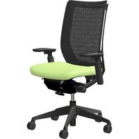 CW82ZA FEA6 |オカムラ ヴィスコンテチェア ハイバック可動肘 ピスタチオグリーン（直送品）