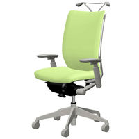 CW83BB FEA6 |オカムラ ヴィスコンテチェア ハイバック可動肘 ピスタチオグリーン（直送品）