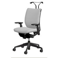 CWC6ZB FBA3 |オカムラ ヴィスコンテチェア ローバック可動肘 ライトグレー（直送品）