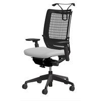 CWH4ZD FBA3 |オカムラ ヴィスコンテチェア ハイバック可動肘 ライトグレー（直送品）