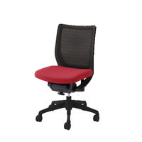 CWJ1ZA FBA9 |オカムラ ヴィスコンテコンパクト ローバック レッド（直送品）