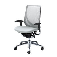 CY95ZT FHS1 |オカムラ ゼファーチェア可動肘ブラックF ホワイト（直送品）