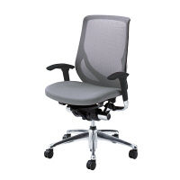 CY95ZT FHS3 |オカムラ ゼファーチェア可動肘ブラックF ライトグレー（直送品）