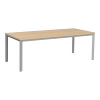 オカムラ EX-F300 会議テーブル ネオウッドライト 2100幅×900奥行×720高さ（mm） DL78NL MR67（直送品）