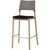 オカムラ 3600ARN ハイチェア ブラック 530幅×540奥行×1095高さ×740座高（mm） L103RB FHP2（直送品）