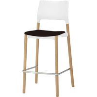 オカムラ 3600ARN ハイチェア ブラック 530幅×540奥行×1095高さ×740座高（mm） L103RC FHP2（直送品）