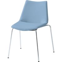 オカムラ L107 ミーティングチェア ライトブルー 570幅×555奥行×770高さ（mm） L107AA PB21（直送品）