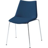 オカムラ L107 ミーティングチェア インディゴブルー 570幅×555奥行×770高さ（mm） L107AA PB27（直送品）