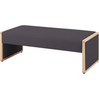 オカムラ L-40E 2人用ベンチ 総張り グラナイト 1160幅×620奥行×420座高（mm） L340BM FZY1（直送品）