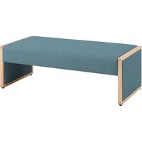 オカムラ L-40E 2人用ベンチ 総張り アルパイン 1160幅×620奥行×420座高（mm） L340BM FZY5（直送品）